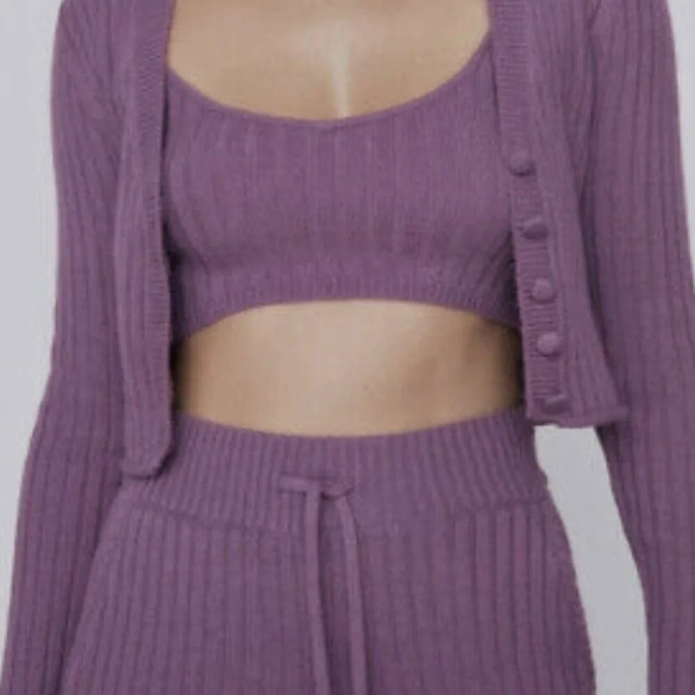 Zara ribbed knit top
